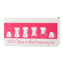 Hario V60 Glass coffee brewing kit red  XGSD-02-EX