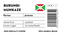 Burundi Munkaze 250g