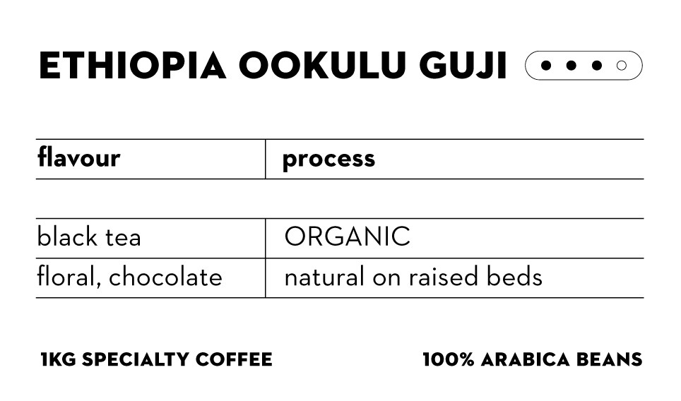 Ethiopië Okoluu Guji 1kg