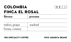 Colombia Finca El Rosal 1kg