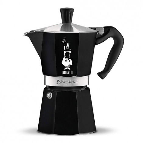 Bialetti 6 cup Black alu