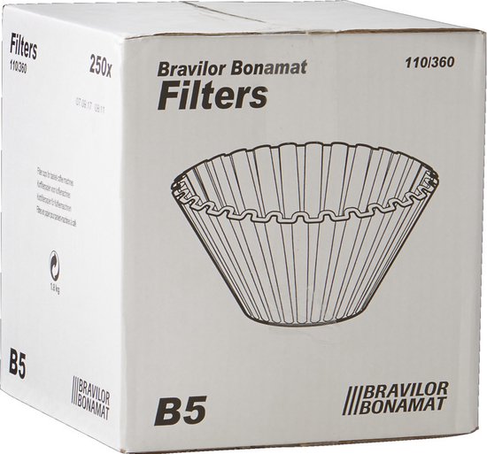 Bravilor Aurora korffilters 250st