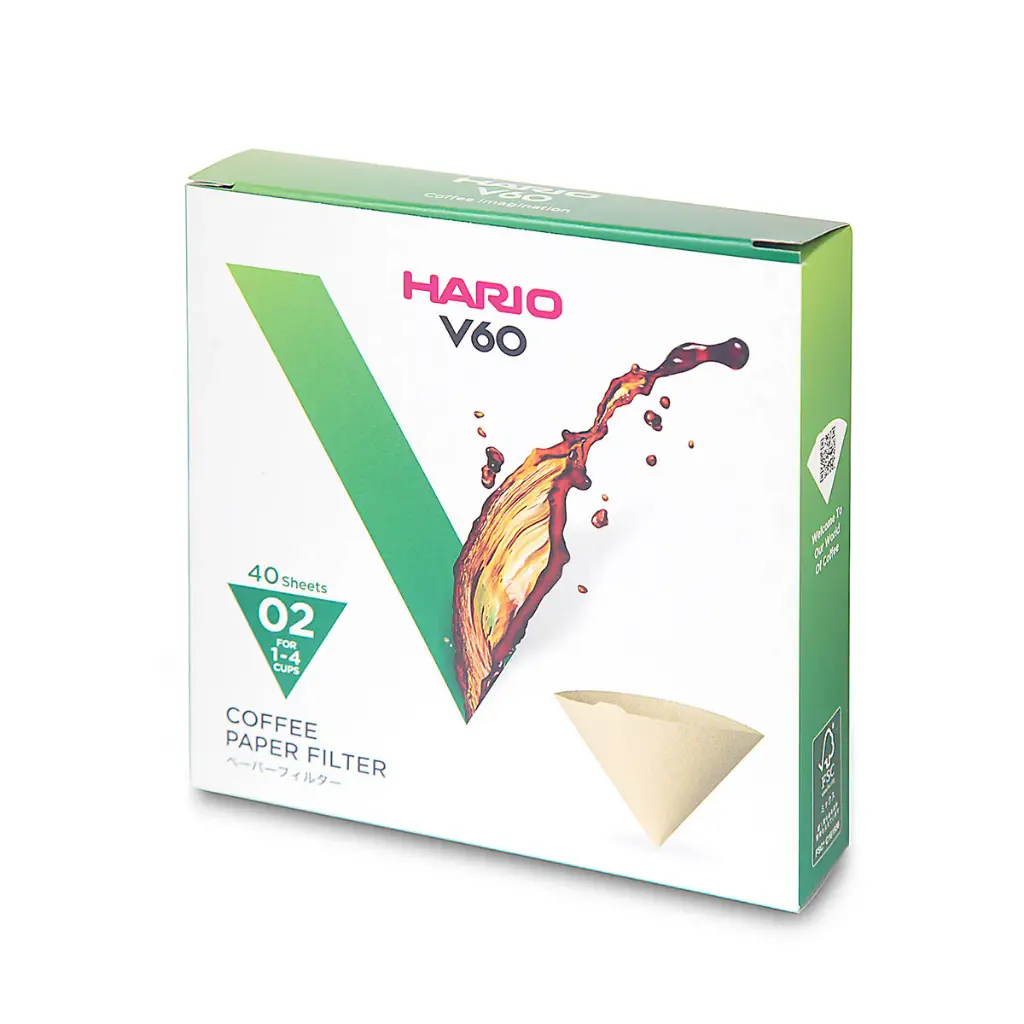 Hario V60 Paper Filter Brown 02 40 stuks VCF-02-40M
