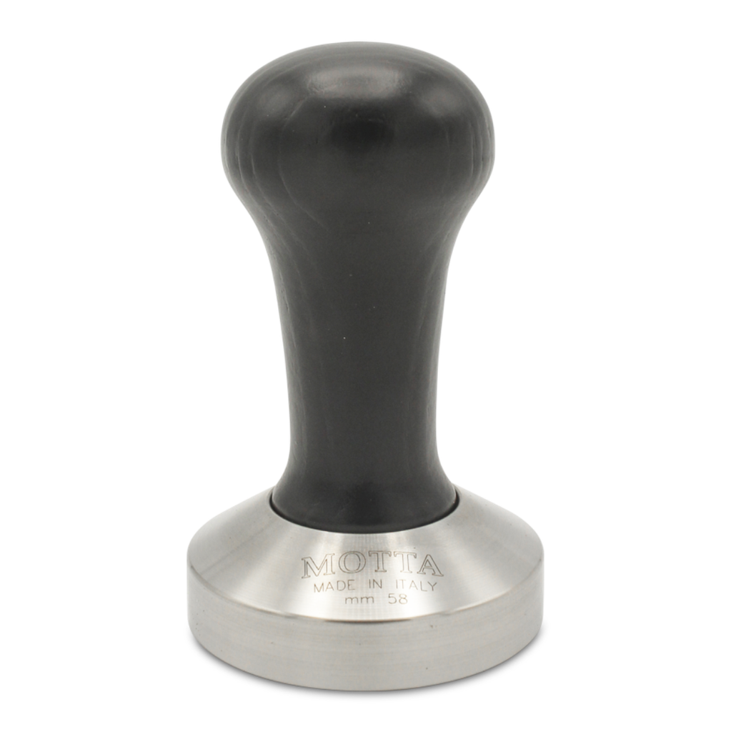 Motta tamper 58mm zwart/rvs