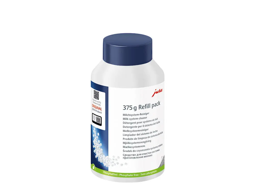 Jura melksysteemreiniger tabs 375g navulflesje