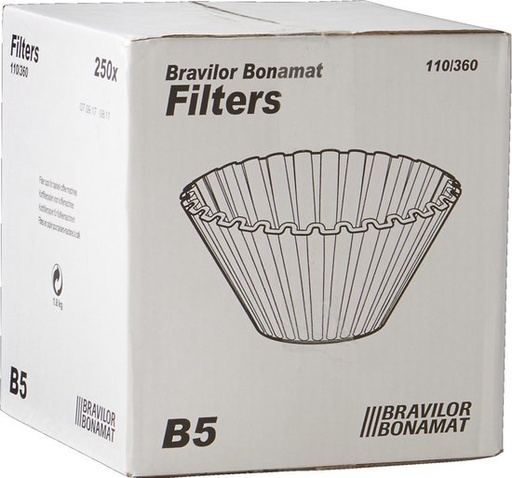 Bravilor Aurora korffilters 250st