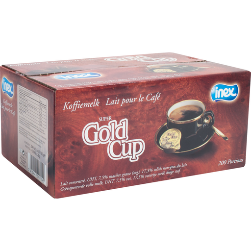 Inex Gold, coupelles de lait 200 x 9 g