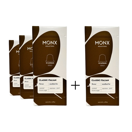 Classic Italian 10 capsules (3+1 gratis)